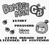 Bomberman GB (Japan) Title Screen